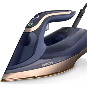 8000 Serisi Azur Buharlı Ütü, 3000 W, 260 g Turbo Şok Buhar, 85 g/dk Sürekli Buhar, Sıfır Yanık Riski, 50 ml Su Haznesi DST8050/20