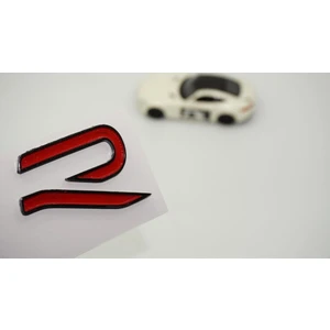 R Line Yeni Nesil Bagaj Kırmızı Logo Arma Volkswagen Ile Uyumlu