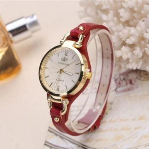 Toz Vintage Gyrox Kırmızı Yuvarlak Vintage & Retro Saat