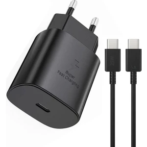 Samsung Galaxy A16 Uyumlu Şarj Aleti ve Kablosu 25W Hızlı Şarj Type-C