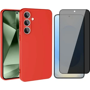 Samsung Galaxy A36 Kılıf Zore Mara Lansman Kapak + Hayalet Cam Ekran Koruyucu