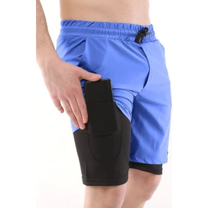 Ghassy Co. Ghassy Co Erkek Running Hızlı Kuruma Micropolyester Arka Fermuar Cepli ve Havlu Halkalı Antrenman Futbol Fitness Kısa Taytlı Şort