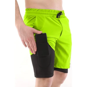 Ghassy Co. Ghassy Co Erkek Running Hızlı Kuruma Micropolyester Arka Fermuar Cepli ve Havlu Halkalı Antrenman Futbol Fitness Kısa Taytlı Şort