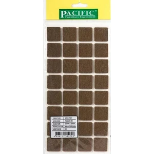 25×25 mm Kendinden  Yapışkanlı Kare Keçe Mobilya Ayağı Koruyucu – 32li Paket (Masa, Sandalye, Koltuk, Sehpa, Zemin Koruyucu ve Gürültü Önleyici Kare Keçe)