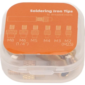 Lehim Ucu M2 M2.5 M3 M4 M5 M6 1/4 Inç M8 Evrensel 936 Lehimleme Demiri Başlığı Isı Seti 3D Yazıcı Parçaları Için Uç Ekleme (Yurt Dışından)