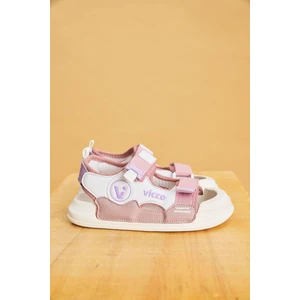 22-30 Numara Hafif Çift Bantlı Önü Kapalı Unisex Kız-Erkek Çocuk Sandalet