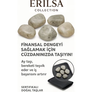 Sertifikalı Cüzdan Boy Yansımalı Ay Taşı Kütle -  Duygusal Denge ve Içsel Uyum Sağlar