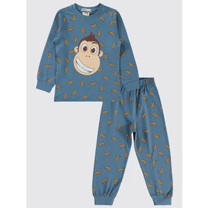 Erkek Çocuk Pijama Takımı 2-5 Yaş Indigo