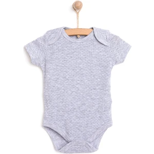 Hellobaby Jakarlı Kısa Kol Body