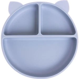 Baby Plus Vakumlu Silikon Mama Tabağı Buz Mavisi