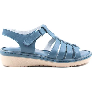 Fast Step Hakiki Hakiki Deri Kadın Klasik Sandalet 952ZA21888-1