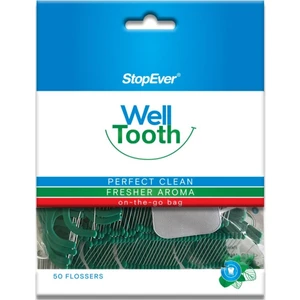 Stopever Well Tooth Kürdanlı Diş İpi – Taşıma Çantalı  – 50 Adet