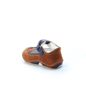 Fast Step Hakiki Deri Taba Lacivert Bebek Casual Ayakkabı 891ıa503