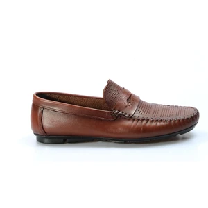 Fast Step Hakiki Deri Taba Erkek Loafer Ayakkabı 858ma411