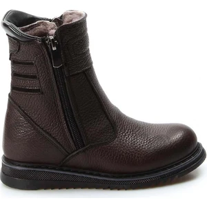 Fast Step Unisex Hakiki Deri Kürklü Kışlık Rahat Günlük Çocuk Klasik Bot 770KFA202