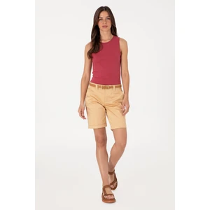 U.s. Polo Assn. Kadın Camel Şort / Bermuda 50299160-VR015