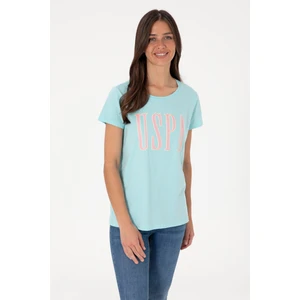 U.s. Polo Assn. Kadın Aqua Tişört 50305842-VR007