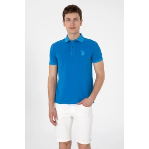 U.s. Polo Assn. Erkek Kobalt Tişört Basic 50305995-VR077