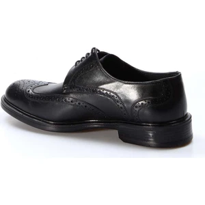 Fast Step Erkek Deri Casual Klasik Takım Bağcıklı Günlük Loafer Ayakkabı Siyah 630ma724