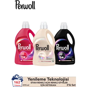 Yenileme Siyah 2.97L & Perwoll Yenileme Renkli 2.97L & Perwoll Yenileme Beyaz 2.97L