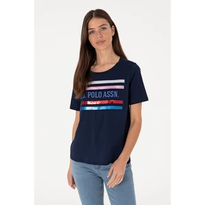 U.s. Polo Assn. Kadın Lacivert Tişört 50299762-VR033