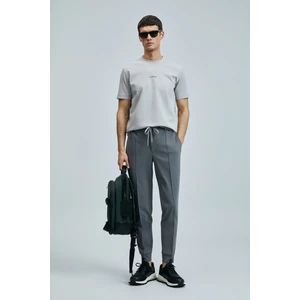 Logolu Pamuk Karışımlı Regular Fit Bisiklet Yaka T Shirt Erkek T Shirt 111020235