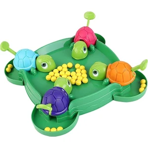 HAPPENS Kaplumbağa Top Yutma Oyunu Çocuk Eğlenceli Oyun Kurbağa Denge Top