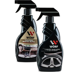Wörf Oto Bakım & Temizlik Seti Torpido Bakım Sütü & Lastik Parlatıcı