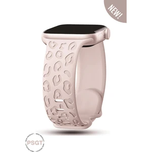 Apple Watch 10 46MM-WATCH2/3/4/5/6/SE/7/8/9(42-44-45-49)MM Kordon Leoline 42 Desen Yumuşak Silikon