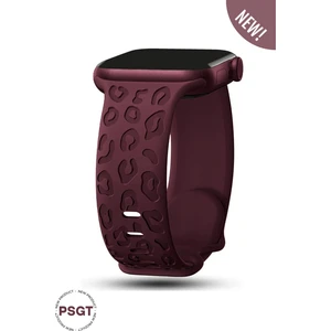 Apple Watch 10 46MM-WATCH2/3/4/5/6/SE/7/8/9(42-44-45-49)MM Kordon Leoline 42 Desen Yumuşak Silikon