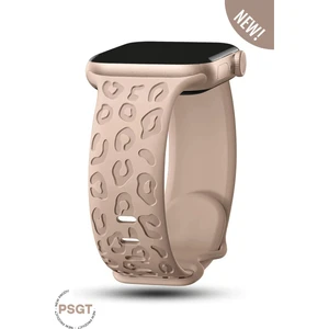 Apple Watch 10 46MM-WATCH2/3/4/5/6/SE/7/8/9(42-44-45-49)MM Kordon Leoline 42 Desen Yumuşak Silikon