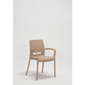4 Adet Rattan Lüx Cappucino Sandalye / Balkon-Bahçe-Teras
