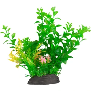 Netx Akvaryum Dekor Plastik Bitki 18CM M-743 Tekli