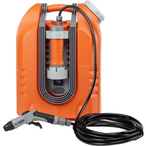 20 Litre Şarjlı Oto Yıkama Makinesi - 130 Psi Tekerlekli Araç Yıkama Makinesi - Fenerli - Yıkama Fırçalı