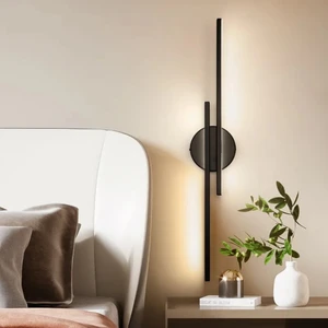 Ada Modern Siyah Dekoratif Günışığı Ledli Aplik