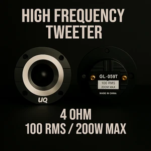 Grow Gladi 7cm 200W 100RMS Amfi Tipi Profesyonel Tweeter Takımı – 2 Adet