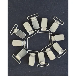 Bebek Emzik Zincir Klipsi 24 Adet 2,5 Cm, Metal Emzik  Klipsi Mandal, Metal Pantolon  Askısı Klipsi