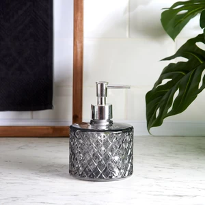 Ang Design Kristal Cam Sıvı Sabunluk - Füme