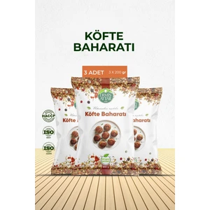 Ermiş Attar 3'lü Paket Köfte Baharatı (Çeşnisi) 200 gr Ermiş Attar