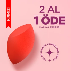 Hill Beauty Ultra Soft Makyaj Süngeri Kırmızı