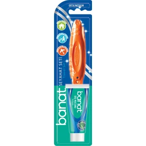 Seyahat Seti (15ML Macun+Pocket Diş Fırçası) (Orta)