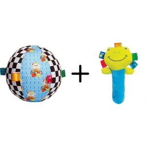Sozzy Toys Çıngıraklı Sık Sık Kurbağa ve Renkli Topum 15CM