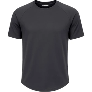 Ghassy Co. Erkek Reglan Oval Kesim  Pamuk Yumuşak Dokulu Bisiklet Yaka T-Shirt