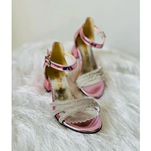 Gala Önü Açık Taşlı Topuklu Çocuk Ayk.