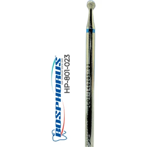 Bosphorus Tekmetal Kuru Manikür Uc Topbaş 023 mm Doğal Elmas Freze Manikür Uc Törpü Makinası Ucu