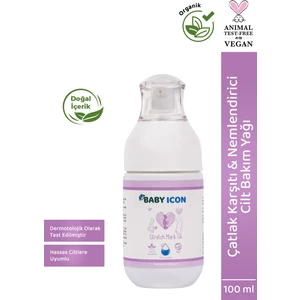 Baby Icon  Çatlak Karşıtı & Nemlendirici Vegan Cilt Bakım Yağı 125 ml