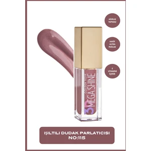 Golden Rose 3D Mega Shine Lipgloss No: 115 Shimmer - Sedefli Dudak Parlatıcısı - 8691190494766