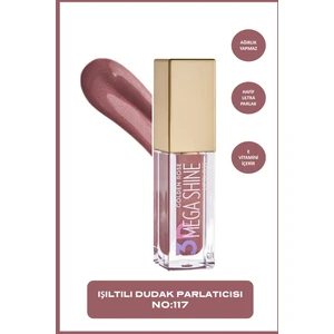 Golden Rose 3D Mega Shine Lipgloss No: 117 Shimmer - Sedefli Dudak Parlatıcısı - 8691190494780