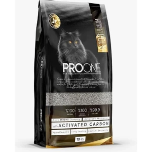 PRO ONE Aktif Karbonlu İnce Taneli Sodyum Bentonit Kedi Kumu 10kg