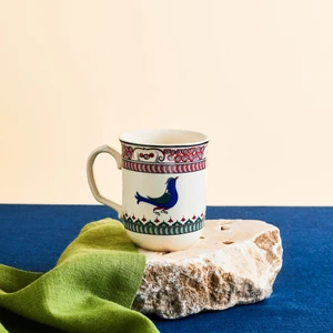 x Ömür Akkor İznik Kuş Kupa 340 ml